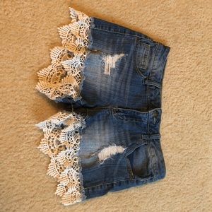 jean shorts